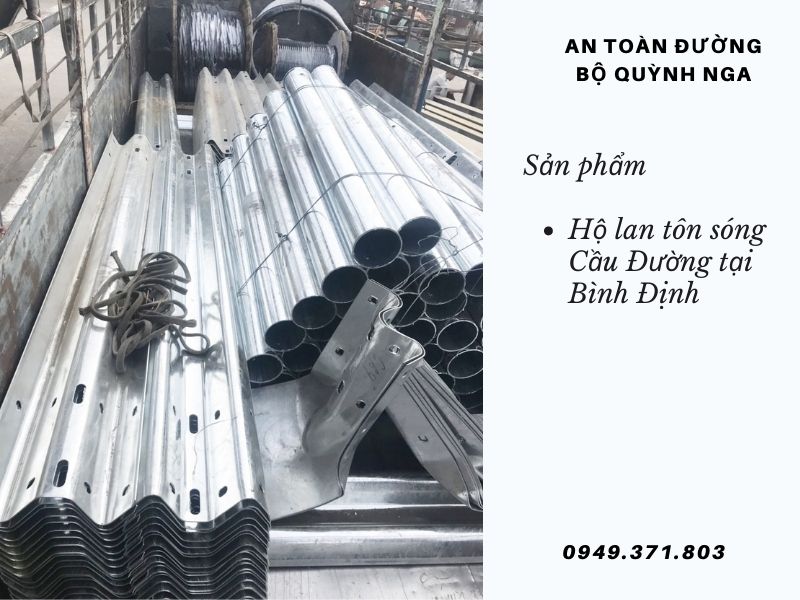 Hộ lan tôn sóng tại Bình Định